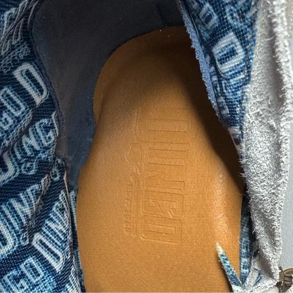 Dingo Kitty Kat Snake Print Fringe Tall Western Leather Boots like new - Picture 11 of 15